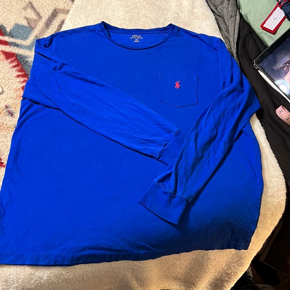 Men’s Long Sleeve L. Ralph Lauren. Front Chest Pocket